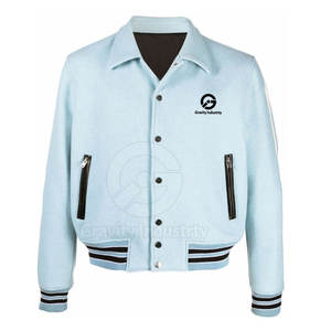 Veste de survêtement décontractée pour homme, qualité supérieure, écologique, respirante, col montant, logo frontal personnalisable, vente en gros - Product Image 1