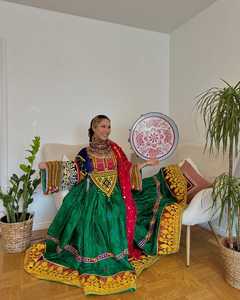 เดรส Afghan kuchi สำหรับผู้หญิงเดรส2025คุชิแบบดั้งเดิมคุณภาพสูงสำหรับผู้หญิง - Product Image 5