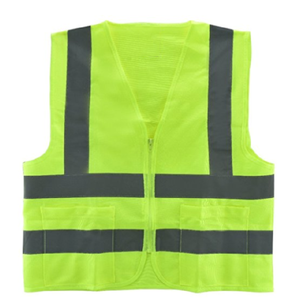 Gilet de sécurité imperméable et respirant de qualité supérieure Logo personnalisé ANSI classe 2 LED Flash haute visibilité réglable couleur unie - Product Image 6