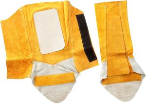 Protector de Piernas de Cuero Dividido para Soldador, Protección para los Pies, Resistente a la Soldadura, Color Personalizado, Tamaño Personalizado, Garantía de 3 Años - Product Image 2