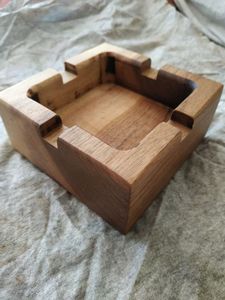 NEW ARRIVAL BEST QUALITY MODERN EPOXY MOODEN Epoxy Resin & Wood <b>Ashtray</b> Joint Custom Color Logo <b>Portable</b> Indoor and Outdoor - Product Image 6