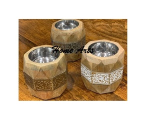 Ensemble De 2 Calligraphie Travail Bakhoor Brûleur Deluxe Qualité Vaisselle En Bois Oud Brûleur De Meilleur Exportateur En Inde - Product Image 6