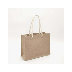 Wholesale biodegradable eco reusable <b>jute</b> grocery <b>bags</b> sustainable natural fiber durable storage bulk export <b>tote</b> - Product Image 1