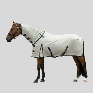 Desain terbaru nyaman dilepas leher musim dingin hangat karpet kuda Logo kustom grosir dengan Logo hujan II selimut lembar - Product Image 1