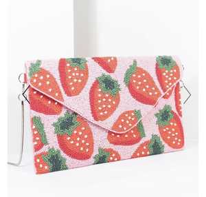 Porte-monnaie en perles colorées fait à la main pour adolescents, poche zippée personnalisée, portefeuille pour l'argent, avec des sacs et des étuis à cosmétiques brodés - Product Image 3