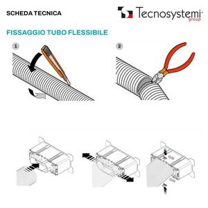 Tecnosystemi <b>PS</b> plenum in white anti-condensation polystyrene plastic - Product Image 6