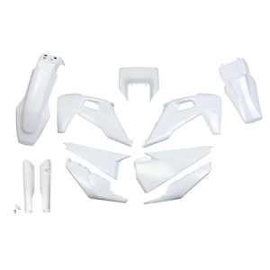 2020-2022 Husqvarna TX 250 Kit complet en plastique blanc avec support de phare Accessoires de moto - Product Image 1
