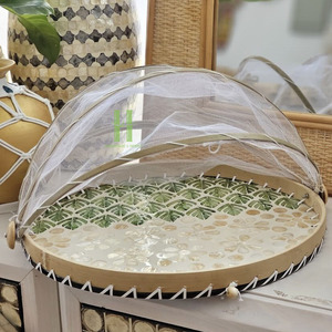 Hot Trend Luxury Handmade <b>Round</b> Bamboo Bohemian Eco-Friendly <b>Placemat</b> for Decoration Tabletop and Restaurant Decor From Vietnam - Product Image 4