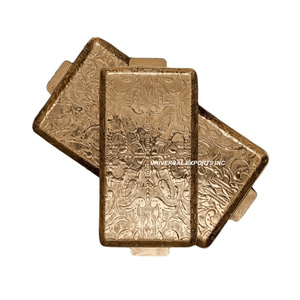 Plateau carré en métal pour chocolats, qualité supérieure, fait main, plateau à chocolats classique, élégant et raffiné - Product Image 5