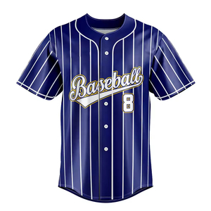 Uniforme de baseball unisexe personnalisé, tenue de sport personnalisée, ensemble pantalon en jersey, technique de sublimation, tenue d'équipe de club bon marché - Product Image 2