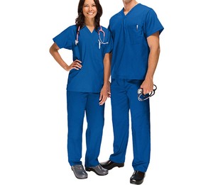 Fashionable Soft High Quality Unisex <b>Doctor</b> Medical Scrubs Uniform <b>Sets</b> Cotton Polyester Canvas Hospital Use - Product Image 6