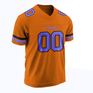 Vêtements d'entraînement de sport Ensemble d'uniformes en tissu polyester Hauts de football américain Maillot de football américain pour homme - Product Image 4