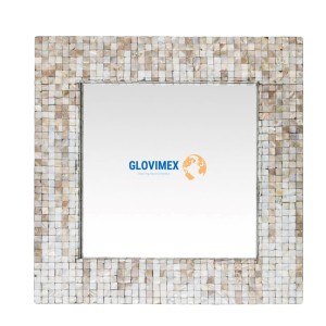 Top nouveau Design Capiz Shell mur Salon miroir petit miroir rond naturel coffre-fort meubles de chambre en osier - Product Image 1