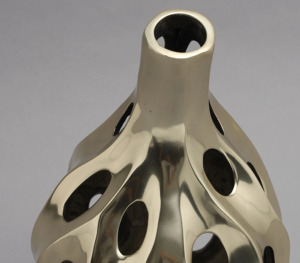 Artistic Metal <b>Vases</b> <b>Unique</b> Designs for Modern Spaces Sculptural Metal <b>Vases</b> a Fusion of Style and Elegance - Product Image 2