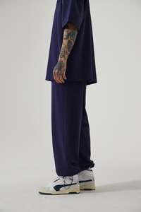 Chándal de lavado ácido Premium básico personalizado para hombre de algodón pesado de gran tamaño personalizado servicio OEM oferta al por mayor tendencia 2024 calidad - Product Image 3