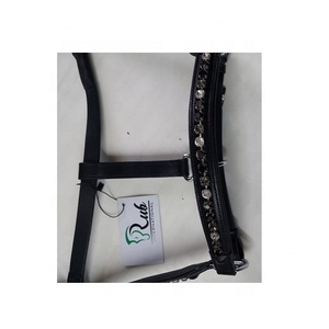 Alta calidad Negro Diseñador Guanine Nylon Estilo occidental Caballo Brida Estilo internacional Cuero Halter Accesorio - Product Image 3