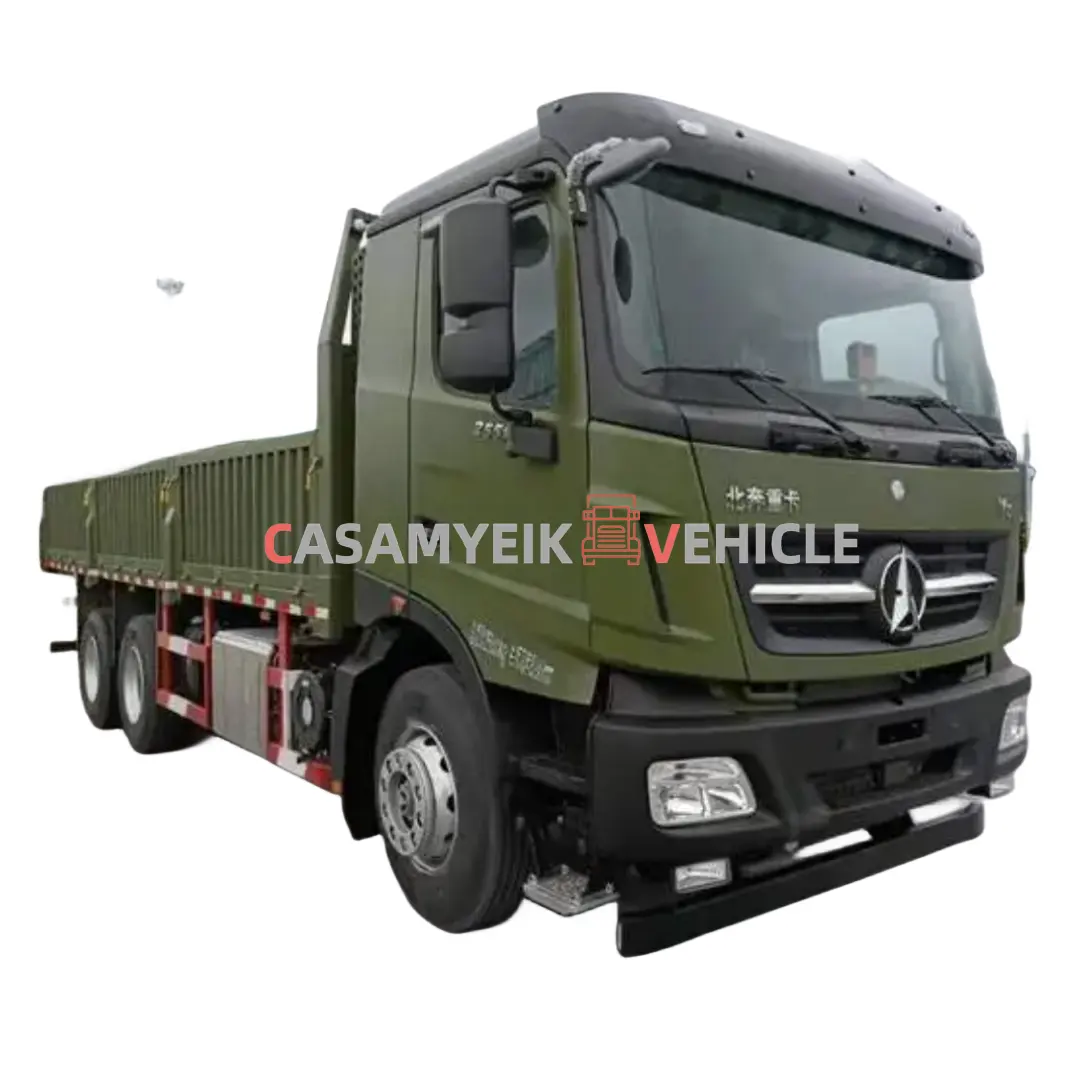Caminhão de carga BEIBEN 6x6 Euro 2 de grande venda para transporte em más condições rodoviárias