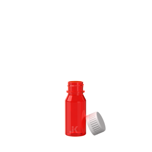Bouteille d'emballage en plastique de sirop ovale en PET de 30ml avec couvercle CR Ambre OEM ODM Service de l'usine du Vietnam bonne qualité M0744 - Product Image 2