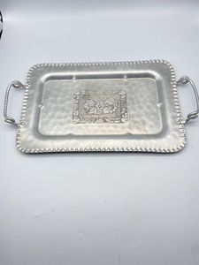 Plateau de service en métal aluminium robuste pour barbecues et pique-niques pièce unique à un prix très extrême pour une utilisation domestique - Product Image 3