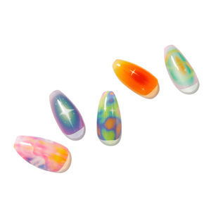 Ongles en gel pressés de qualité salon 100% réels coréens, autocollants pour ongles en gel, manucure, vegan, sans cruauté, non toxique, personnalisés - Product Image 2