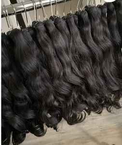 Meilleure Qualité Double Wefted HD Lace RAW Natural Indian Remy Hair Bundles No Tangles No Scrapding Non Processed Texture Livraison Rapide - Product Image 2