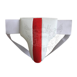 Protector de ingle ecológico cómodo de alta calidad de cuero Premium Protector de boxeo MMA con correa ajustable-Best Seller - Product Image 1