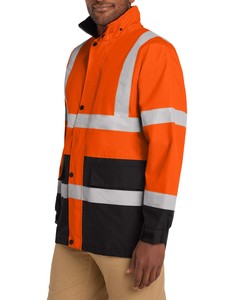 2025 veste de sécurité de travail personnalisée pour les travailleurs conception personnalisée avec des poches d'outils de sécurité de veste réfléchissante de haute qualité - Product Image 5