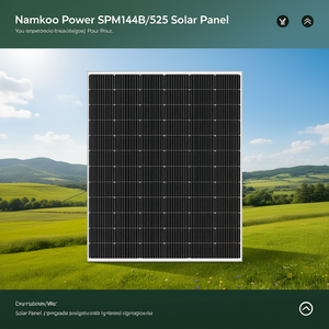 Panneau solaire Namkoo Power SPM144B/525 - Product Image 3