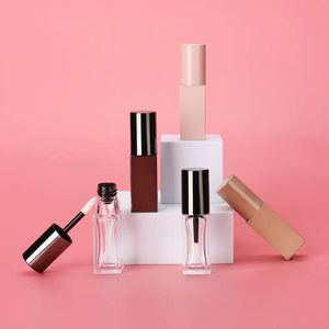 Tuýp son bóng hình tròn, nắp vuông, trong suốt, đầu cọ to, kiểu dáng mập mạp, dung tích 8ml - Product Image 6