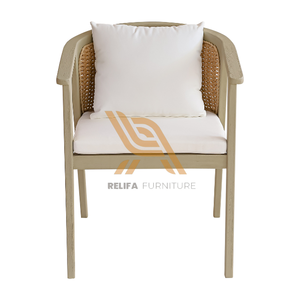 โซฟาสวนเก้าอี้ลานร้านอาหารโรงแรมเฟอร์นิเจอร์กลางแจ้งวัสดุกรอบไม้สักทำจากอินโดนีเซีย - Product Image 1