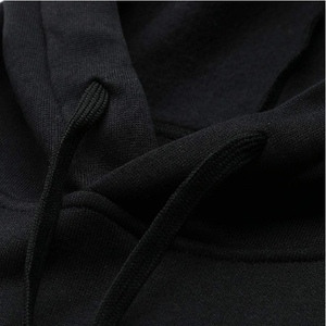 Jersey liso de algodón 100% de alta calidad transpirable ecológico invierno hombres 500GSM peso pesado de gran tamaño Regular Fit Hoodie - Product Image 5