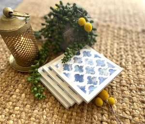 Juego de 4 Posavasos con Incrustaciones de Hueso al por Mayor, Decoración para el Hogar, Alfombrillas de Cocina con Soporte para Bodas y Eventos - Product Image 5