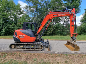 Kubota รถขุด KX080ตีนตะขาบขนาดเล็กเครื่องจักรก่อสร้างที่ใช้ทนทานและพร้อมใช้งาน - Product Image 6