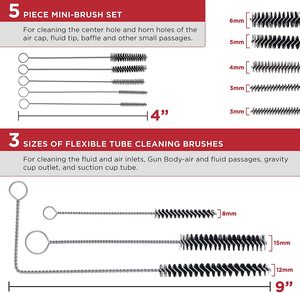 ชุดอุปกรณ์ทำความสะอาดปืนทำใหม่อัตโนมัติชุดทำความสะอาดแปรงเจาะอเนกประสงค์ - Product Image 4