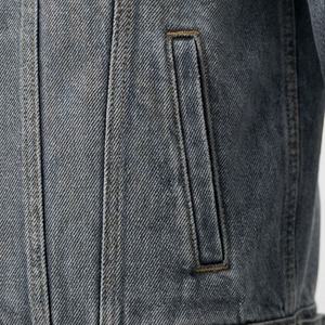 Veste en jean vintage pour homme, hiver, haute qualité, respirante, services OEM, logo personnalisé imprimé sur le devant, prix raisonnable, vêtements d'extérieur - Product Image 5