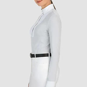 Vente en gros Nouveau style de chemises d'équitation personnalisées Vêtements d'équitation Couche de base Nouvelles chemises équestres à manches longues à la mode - Product Image 6