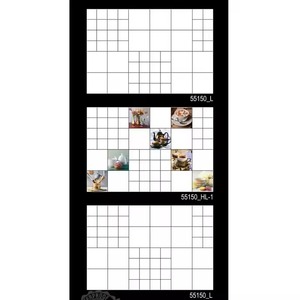 12x18 Azulejos de pared de cerámica digital 300x450mm Azulejos de porcelana esmaltada impermeable para Hotel Restaurante Cocinas Diseño de interiores - Product Image 4