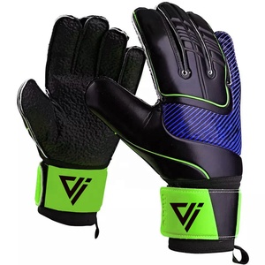 Nouveaux gants de gardien de but professionnels en latex allemand 4 mm, antidérapants, coupe négative, doigts enroulés, sangle de poignet réglable, légers, unisexes - Product Image 4