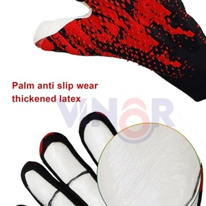 Guantes de Portero de Cuero de Alta Calidad, Impermeables y con Diseño de Logotipo Personalizado, Guantes de Portero de Fútbol OEM con Calidad Garantizada - Product Image 4