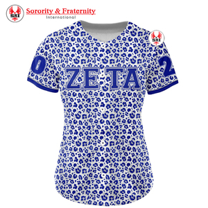 เสื้อเบสบอลปักลาย Zeta Phi Beta Sorority สำหรับผู้หญิง สไตล์กรีก |   เสื้อเบสบอลแบบกรีกสั่งทำพิเศษสำหรับผู้หญิง ปักลาย ZPB Sorority - Product Image 1