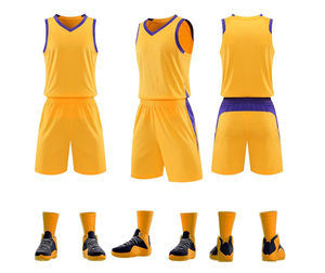 Maillots de basket-ball personnalisés de haute qualité pour hommes costumes uniformes d'équipe respirants avec prix raisonnable et conception de logo - Product Image 5