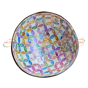 Tazón Artesanal con Incrustaciones de Nácar, Tazón Decorativo de Mosaico de Conchas Hecho a Mano, Proveedor Ecológico y Seguro para el Medio Ambiente - Product Image 5