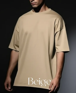 T-shirt vierge 100% coton Street Wear T-shirt surdimensionné à épaules tombantes T-shirt personnalisé de haute qualité impression T-shirt lourd - Product Image 2