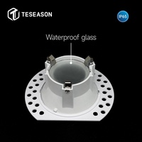 TP01AR1-IP65 Downlight encastré étanche - Aluminium moulé sous pression |   Coupe de 81 mm (plateforme encastrée de 120 mm)
