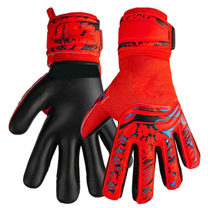 ถุงมือผู้รักษาประตู/ฟุตบอลสำหรับผู้ใหญ่และเด็กวัสดุหนังแห้งเร็วระบายอากาศป้องกันนิ้วกันลื่น - Product Image 6