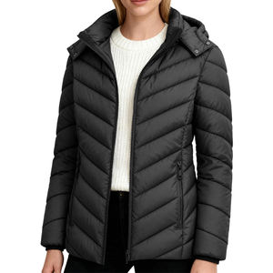 Nueva Chaqueta Acolchada de Invierno para Mujer, Fabricantes Profesionales, Chaquetas Acolchadas de Manga Larga para Mujer en MOQ Bajo - Product Image 3