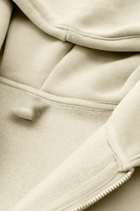 Sweat à capuche zippé en coton coupe régulière pour hommes brodé délavé à la pierre printemps Streetwear décontracté blanc personnalisé - Product Image 4