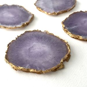 Dessous de verre en résine personnalisé avec fleurs intégrées pour la maison - Product Image 4