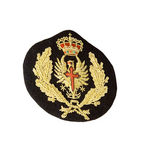 Badges brodés à la main en fil d'or, à coudre, style vintage, patchs en fil d'or - Product Image 4