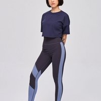 Camisetas Cortas Casuales y Cómodas para Mujer, Estilo Holgado, de Poliéster/Algodón, Ligeras, Transpirables y Ecológicas